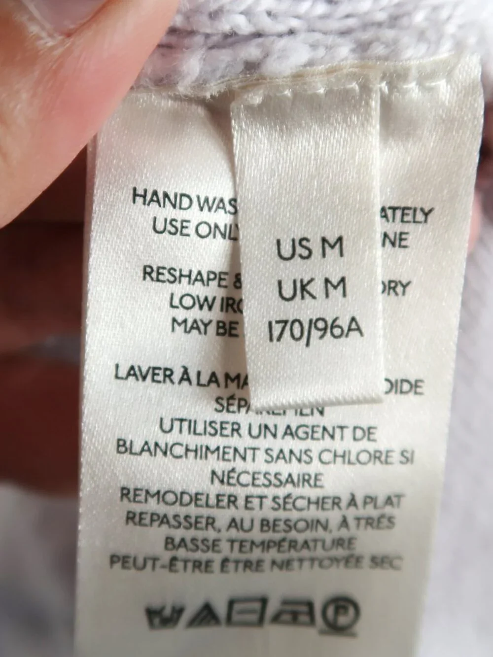 Free People Pale Lavender Sweater - SIze Medium